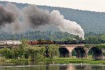 Nickel Plate Steam on Rockville Bridge